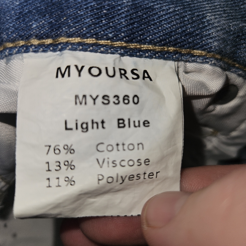 Myoursa Womans Cutoff Jean Shorts Size M - Picture 6 of 9